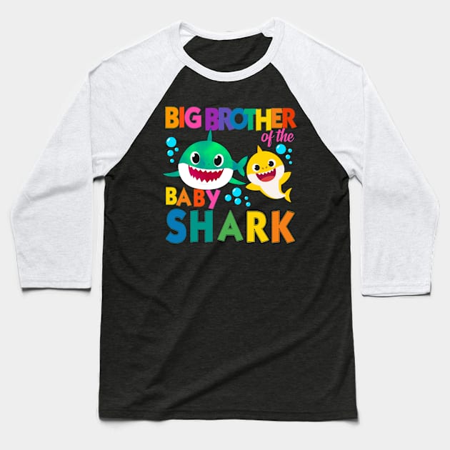 big brother of the baby shark Baseball T-Shirt by  Memosh Everything 